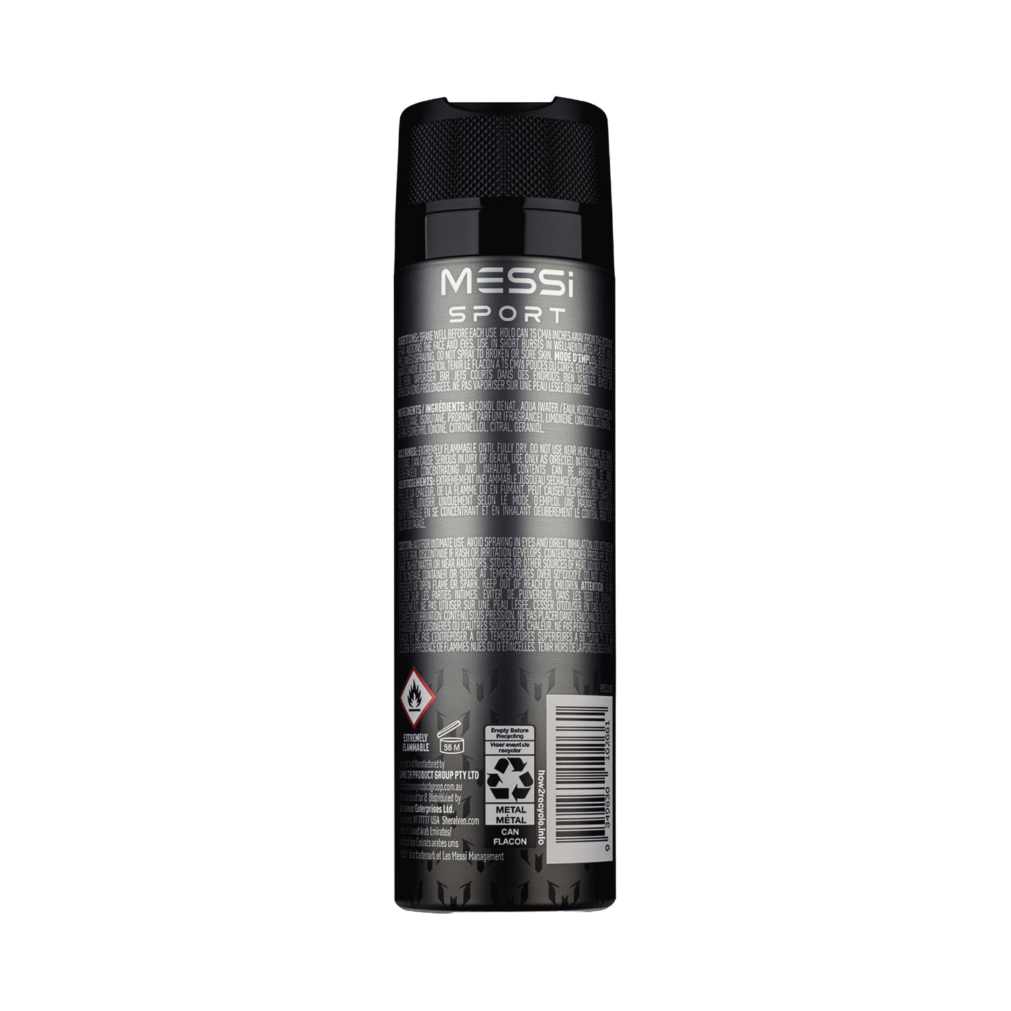 Messi Sport - Black Fragrance Body Spray