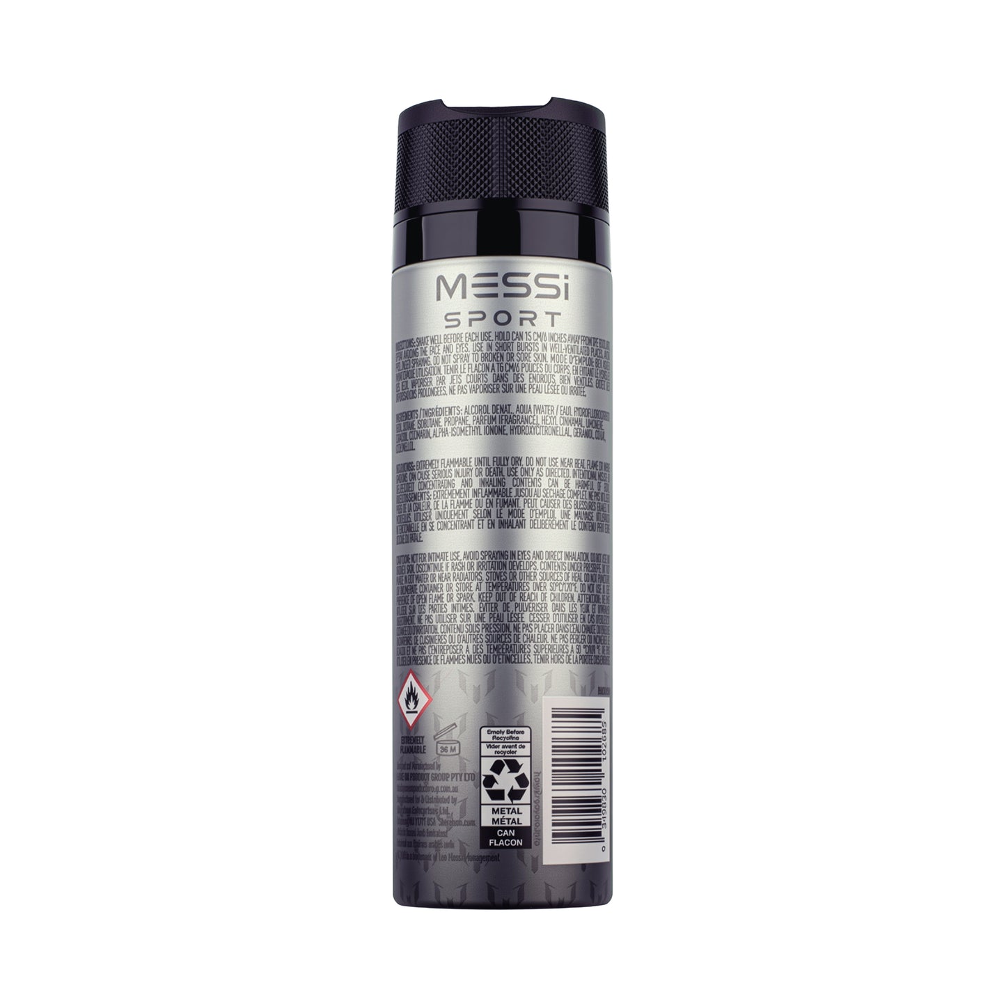 Messi Sport - Silver Eau Fragrance Body Spray