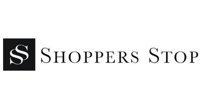 Shoppers Stop logo on a white background